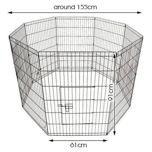155cm Pet Play Pen (91cm High)