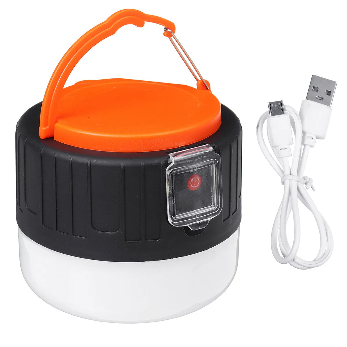 450W USB Rechargeable Solar LED Camping Light - Tent Lamp, Bulb Lantern, Flashlight