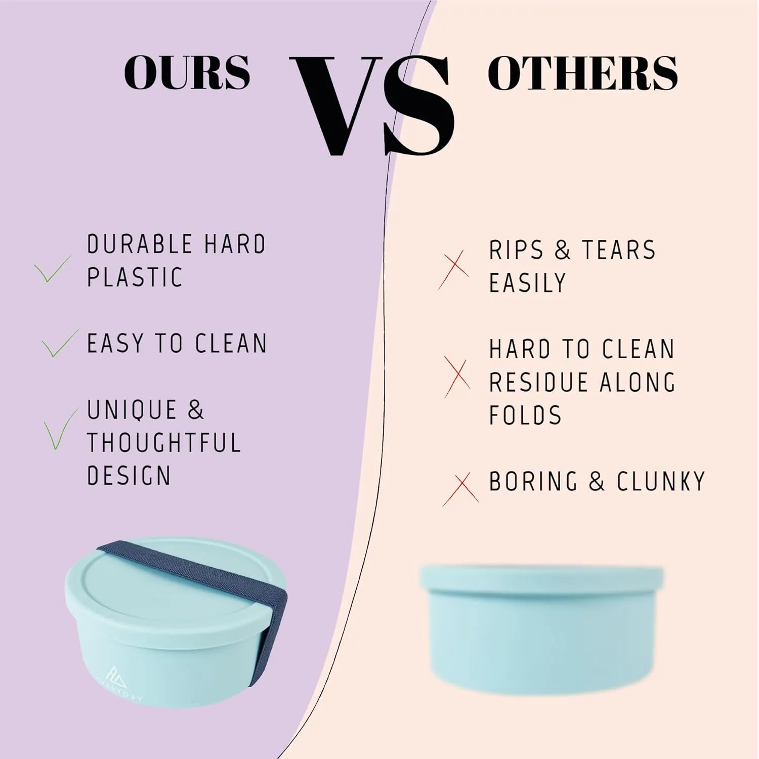 50 Oz Travel Dog Bowls with Lids, 2-in-1 Portable Pet Bowls for Food and Water, Leakproof Travel Dog Food & Water Bowl for Outdoor, Camping, Travel Dog Feeding Bowl, Daycare Pet Bowls