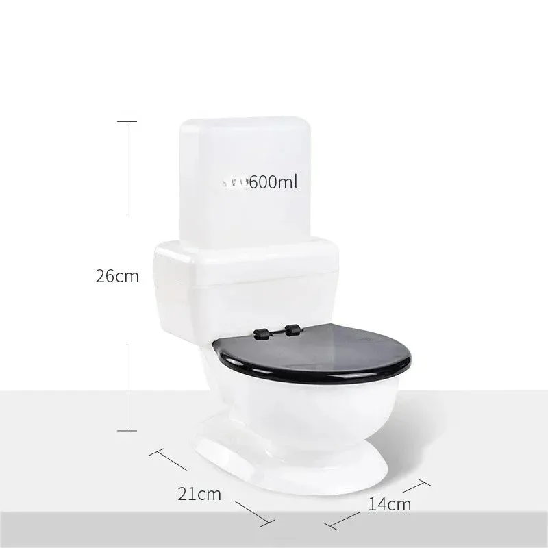 600 Ml Cat Spoof Toilet Water Dispenser Shape Drinking