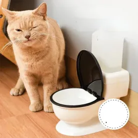 600 Ml Cat Spoof Toilet Water Dispenser Shape Drinking