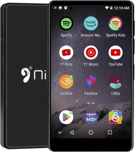 80GB MP3 Player with Bluetooth and WiFi, Mp3 & Mp4 Music Player with Spotify, Amazon Music,YouTube, Audible, Browser, 4.0" IPS Touch Screen Android Player with Speaker,FM Radio 2000mAh,Up to 1TB