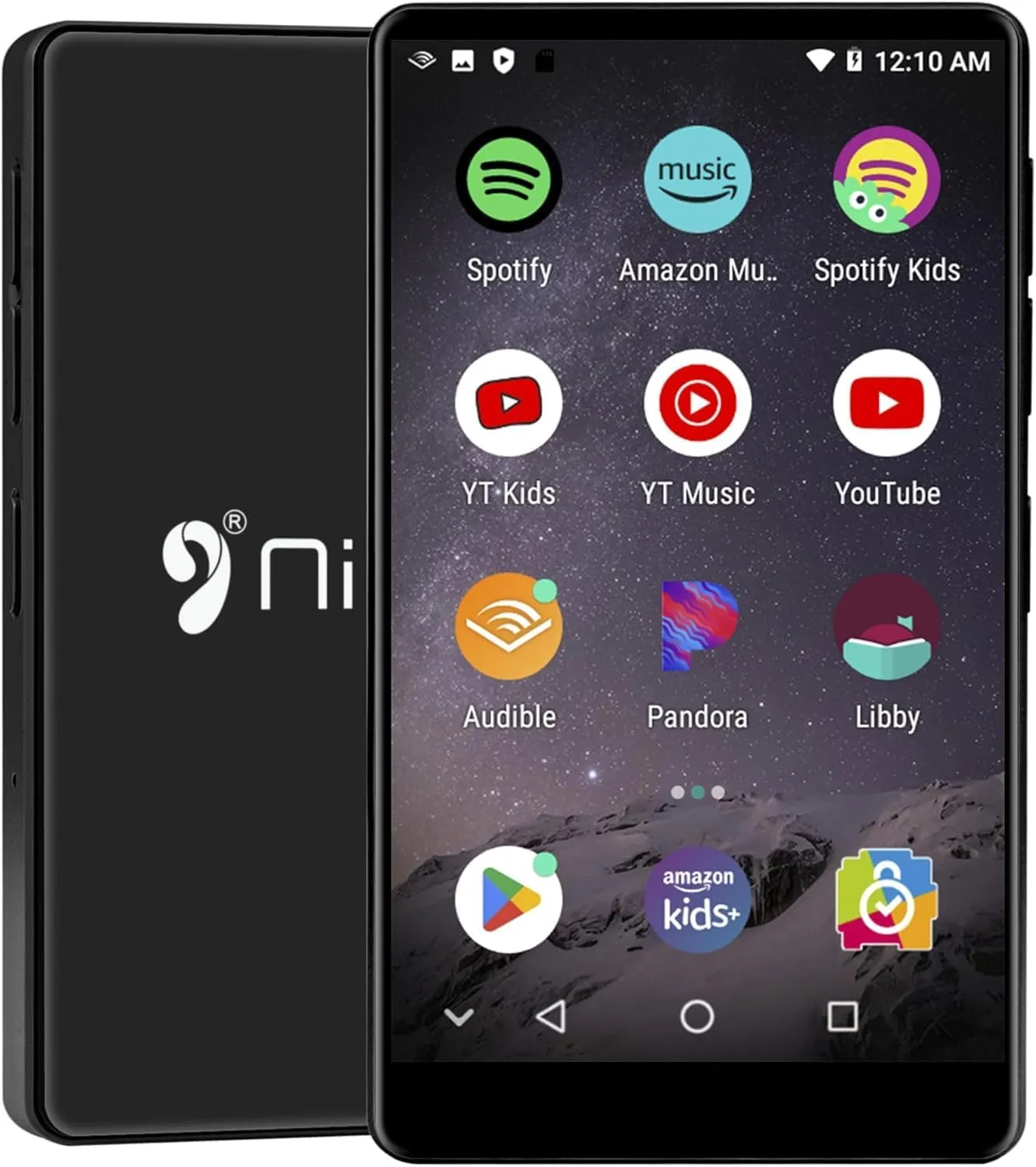 80GB MP3 Player with Bluetooth and WiFi, Mp3 & Mp4 Music Player with Spotify, Amazon Music,YouTube, Audible, Browser, 4.0" IPS Touch Screen Android Player with Speaker,FM Radio 2000mAh,Up to 1TB