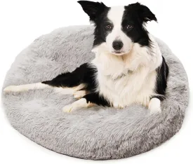 Active Pets Large Dog Bed, Calming Orthopedic Pet Bedding for Anxiety Relief, Joint Support & Comfort, Washable Dog Furniture, M 45lbs, Light Grey