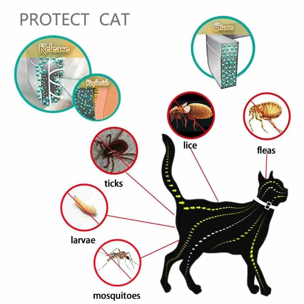 Anti Flea Ticks Mosquitoes Collar For Cat and Dog
