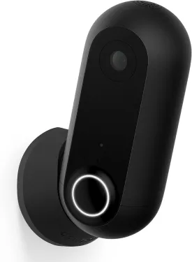 Canary Flex Indoor/Outdoor, Wire-free or Plugged-in, Weatherproof HD Security Camera - Black
