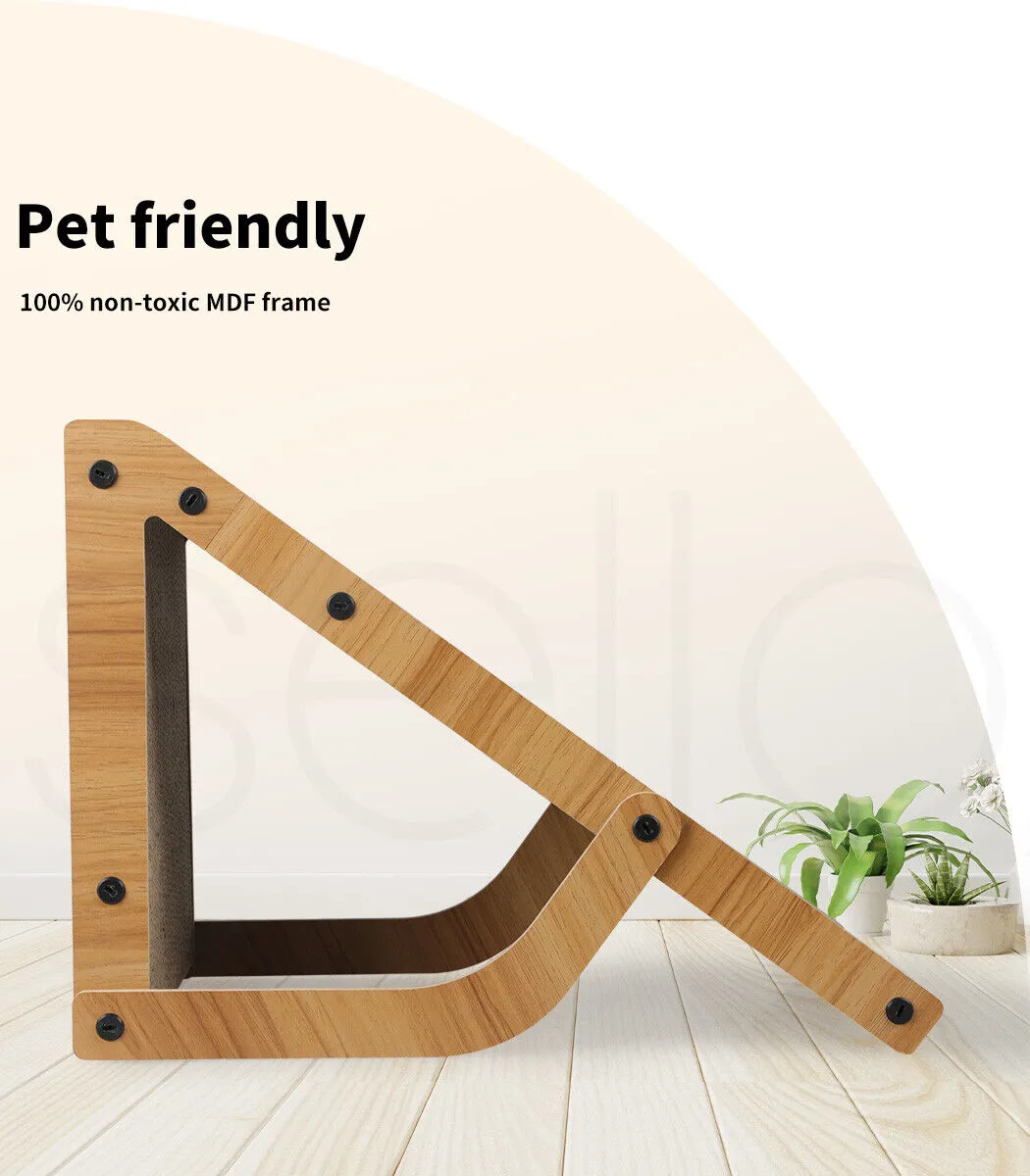 Cat Scratching Board Scratch Pad, Scratcher Corrugated Cardboard Box  for Indoor Cats, Cat Scratching Toys,Cat Sofa Bed