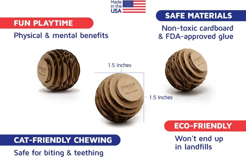 Cat Toy Balls – Round Pack