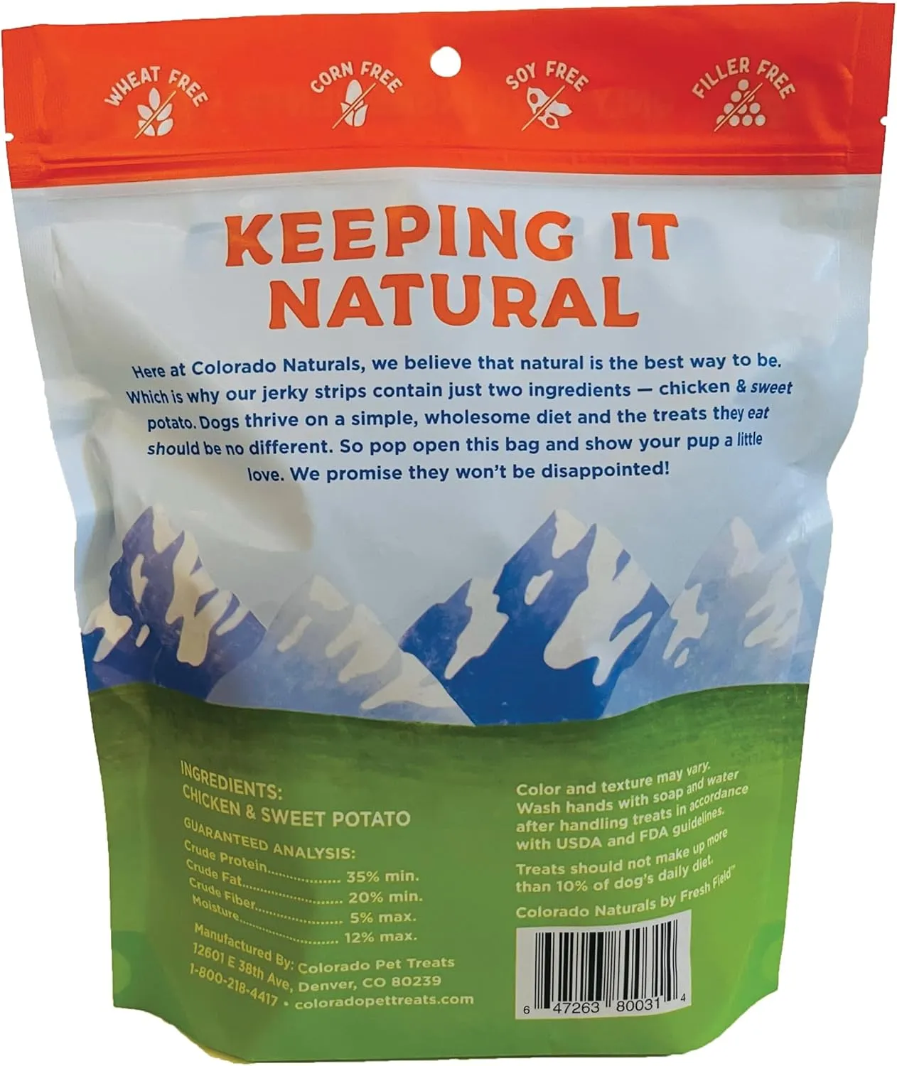 Chicken & Sweet Potato Jerky Strips Dog Treats, 16 oz  All-Natural, Made in USA, No Fillers or Preservatives  Promote Bone and Joint Health
