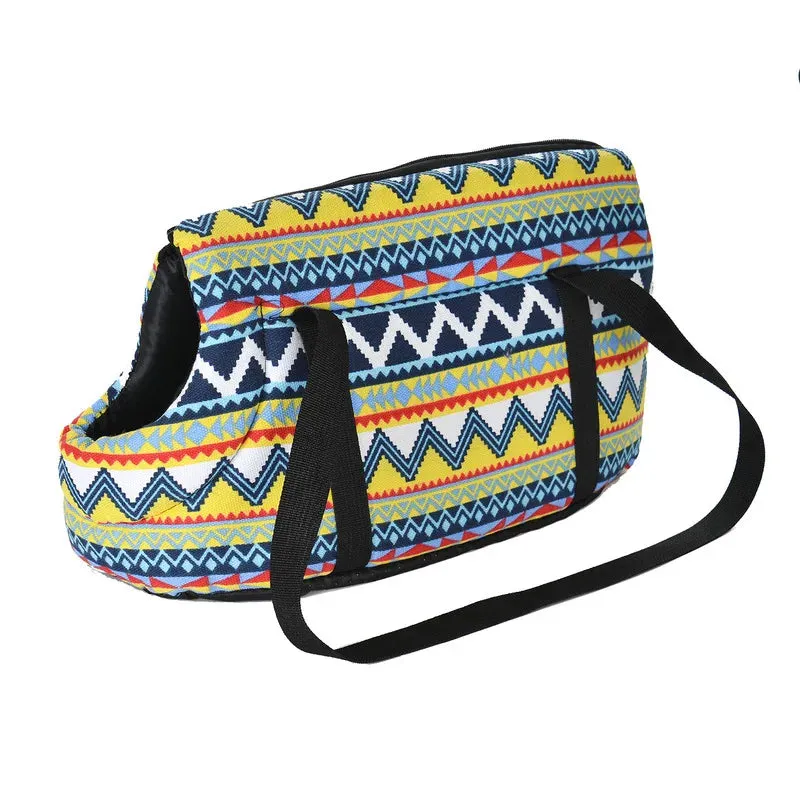 Classic Pet Carrier For Small Dogs Cozy Soft Puppy Cat Dog Bags Backpack Outdoor Travel Pet Sling Bag Chihuahua Pug Pet Supplies