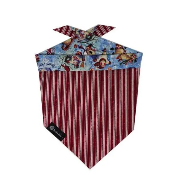Dog Bandana - Sparkly Snowman