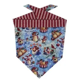Dog Bandana - Sparkly Snowman