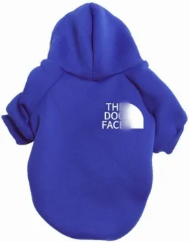 Dog Hoodie - Stylish Outdoor Sports Sweatshirt, Soft and Warm Pet Clothes for Small, Medium and Large Dogs (Blue, Medium)