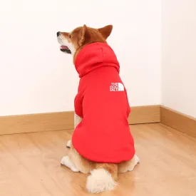 Dog Hoodie - Stylish Outdoor Sports Sweatshirt, Soft and Warm Pet Clothes for Small, Medium and Large Dogs (Red, Medium)