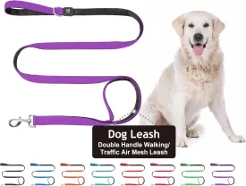 Double Handle Walking/Traffic Air Mesh Leash
