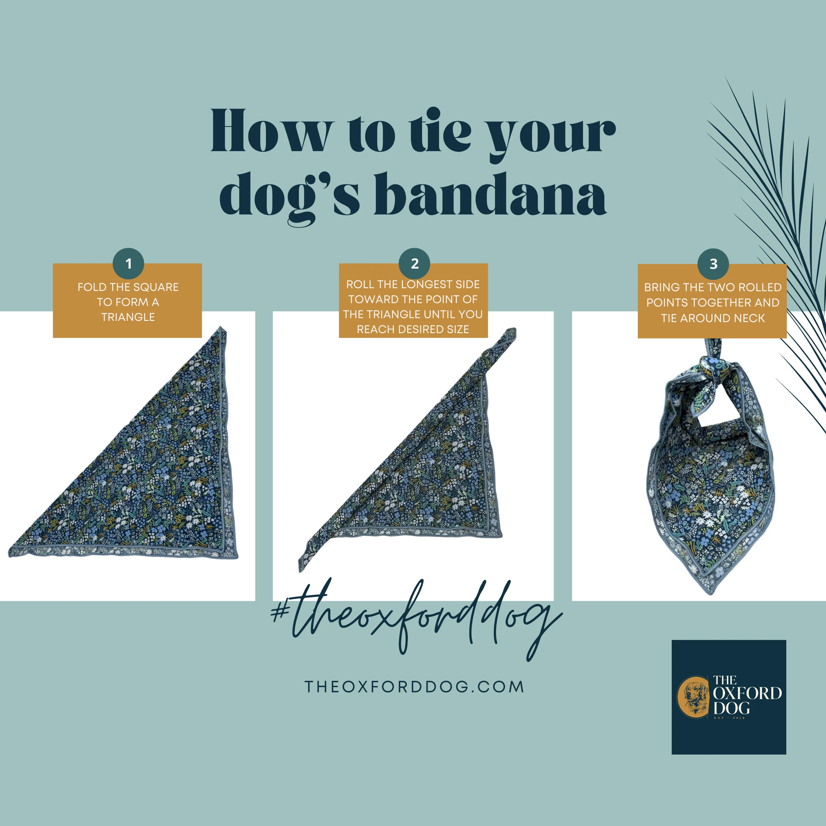 Gray Arrows Dog Bandana