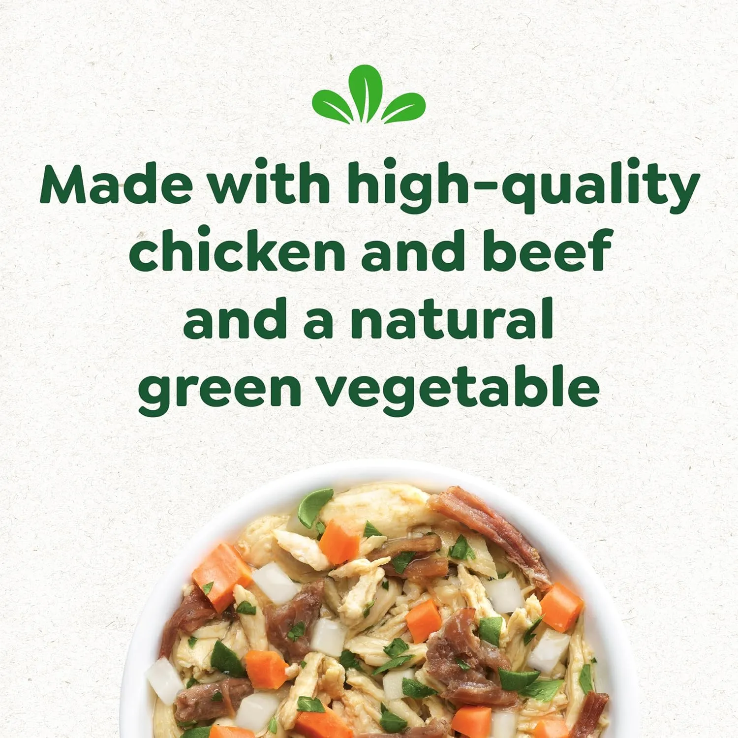 Greenies Smart Topper High Protein Wet Mix-in for Dogs, Chicken, Beef, Sweet Potatoes, Potatoes & Spinach Recipe in Vitabroth Broth- Bone Broth   Vitamins E & B1, 10 Count