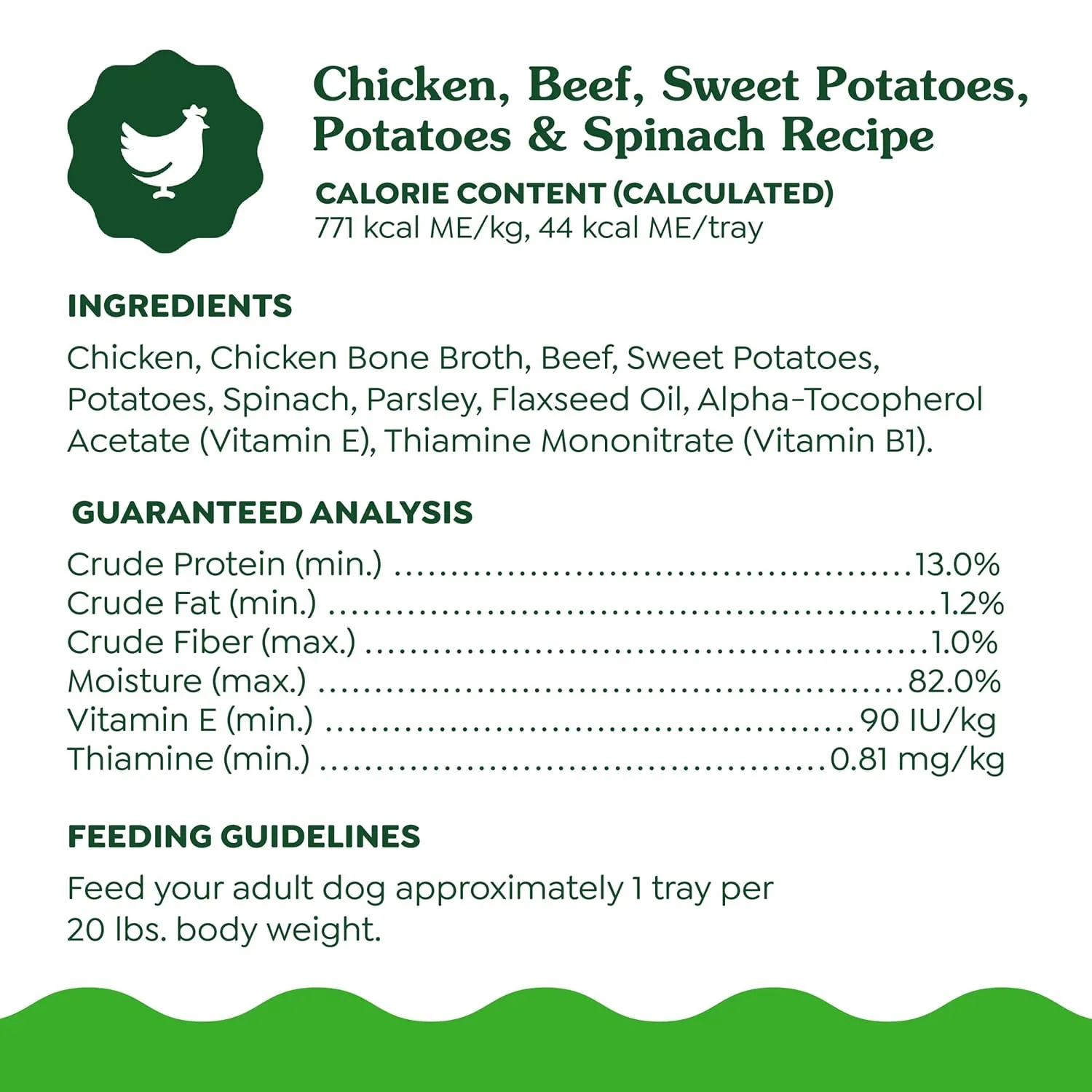 Greenies Smart Topper High Protein Wet Mix-in for Dogs, Chicken, Beef, Sweet Potatoes, Potatoes & Spinach Recipe in Vitabroth Broth- Bone Broth   Vitamins E & B1, 10 Count