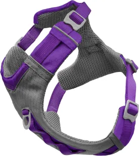 Kurgo Journey Air Dog Harness, Vest Harnesses for Dogs, Pet Hiking Harness for Running & Walking, Reflective, Padded, Includes Control Handle, No Pull Front Clip (Purple, X-Large)