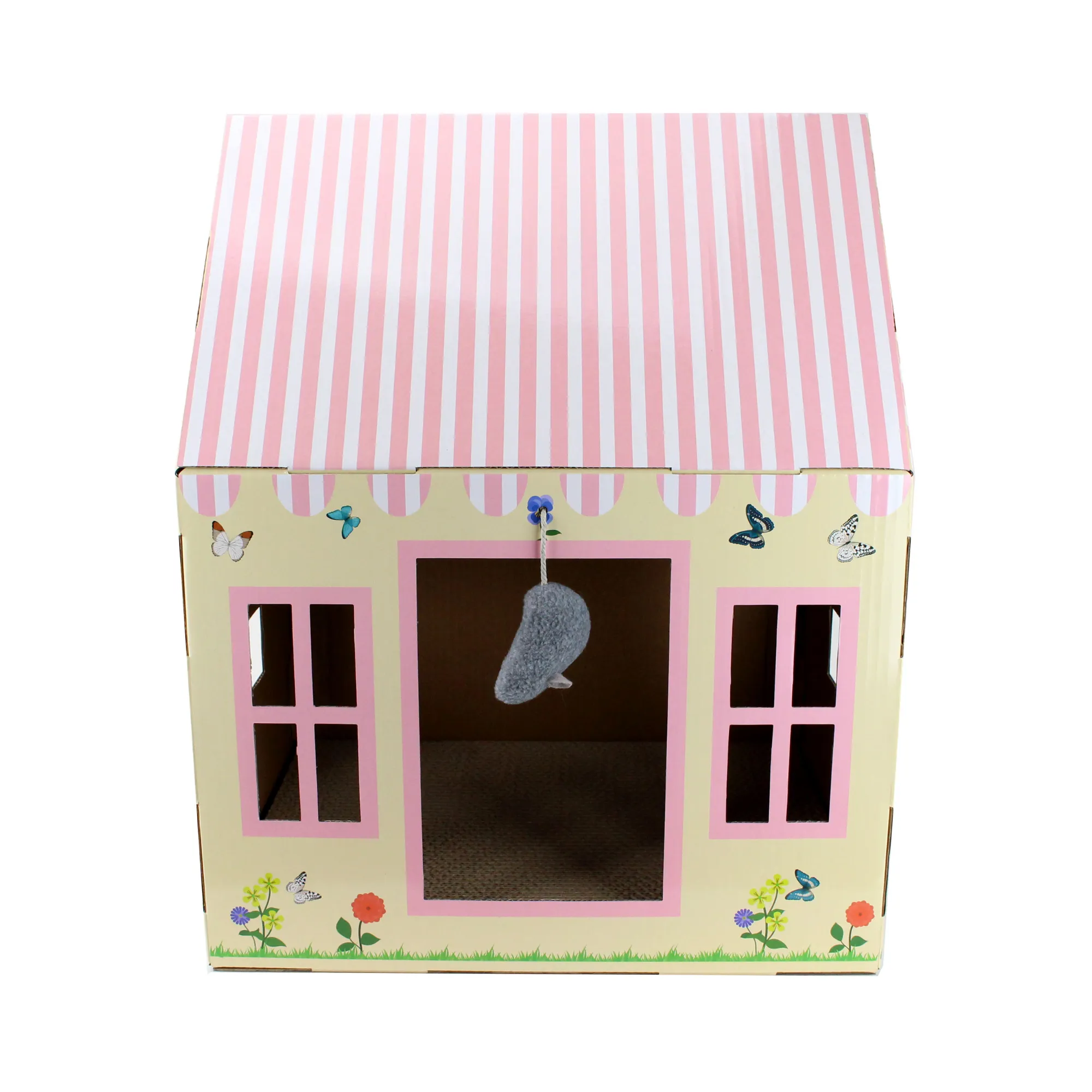 Midlee Cottage Cat Scratcher House