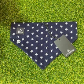 Navy Stars Slip-On Bandana
