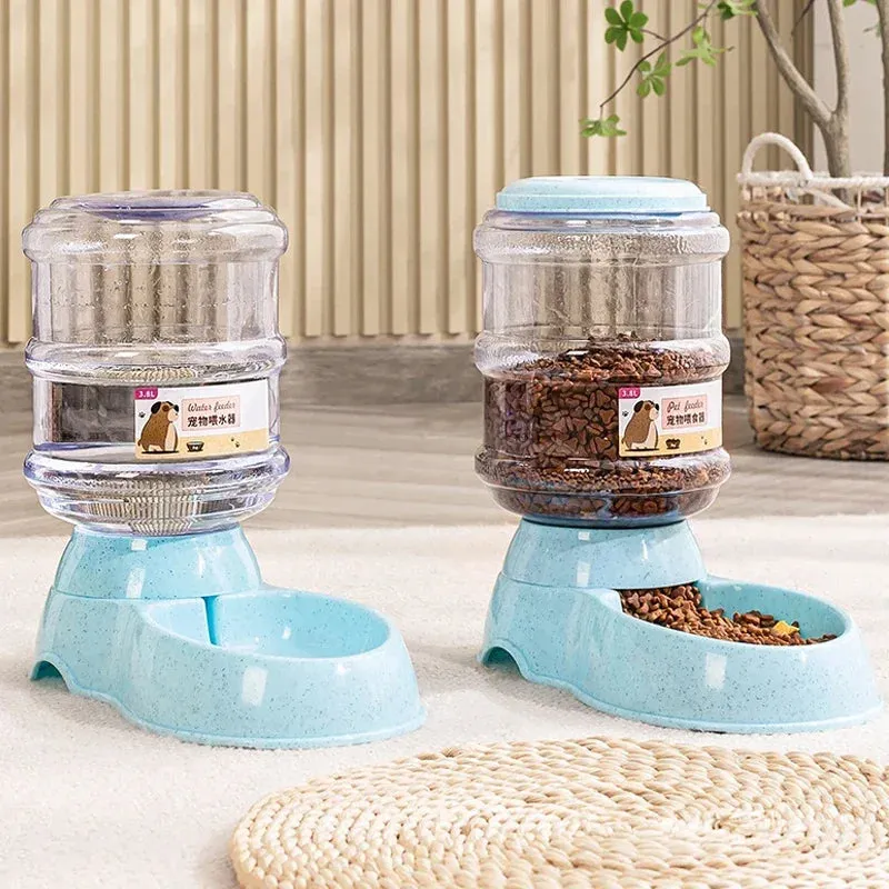 New Pet Automatic Feeding And Drinking Dispenser