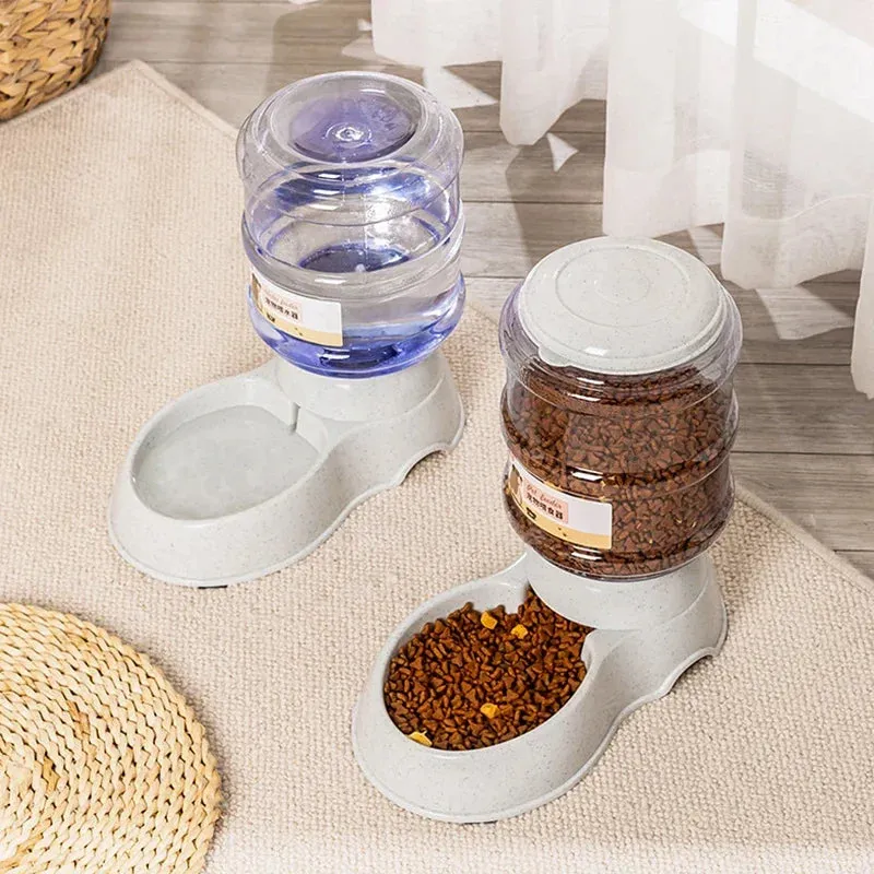New Pet Automatic Feeding And Drinking Dispenser