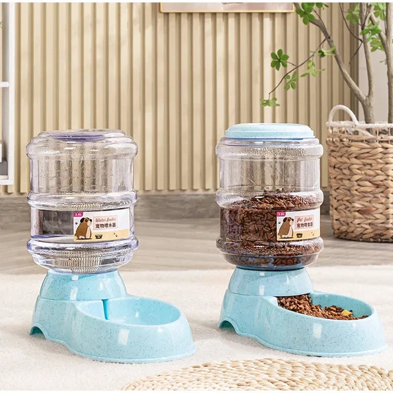 New Pet Automatic Feeding And Drinking Dispenser