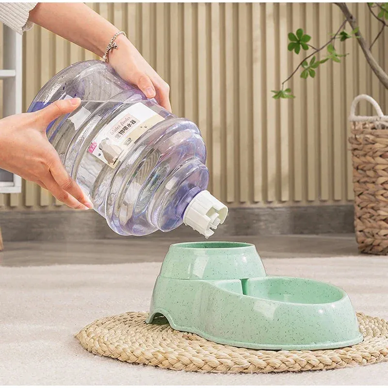 New Pet Automatic Feeding And Drinking Dispenser