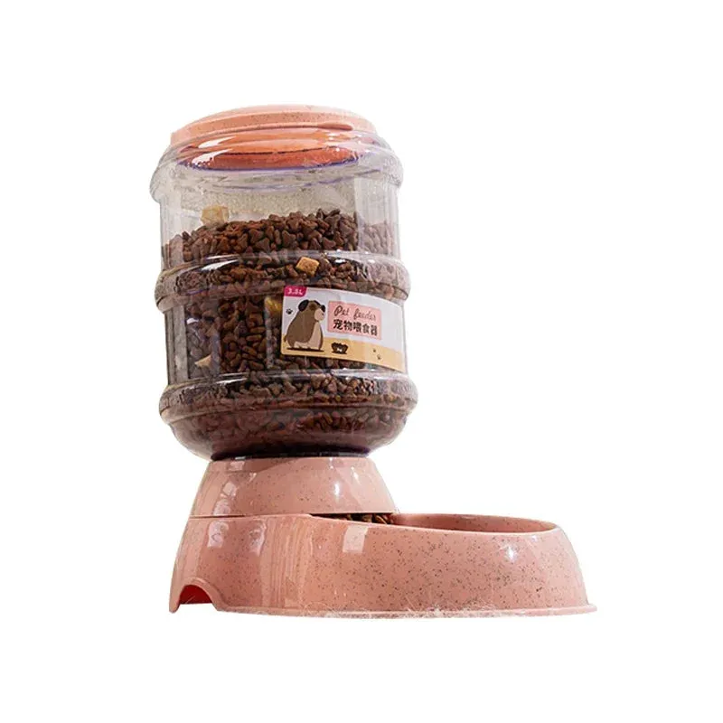 New Pet Automatic Feeding And Drinking Dispenser