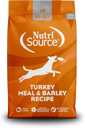 NutriSource Choice for Dogs Turkey Meal & Barley Recipe 5 lb.