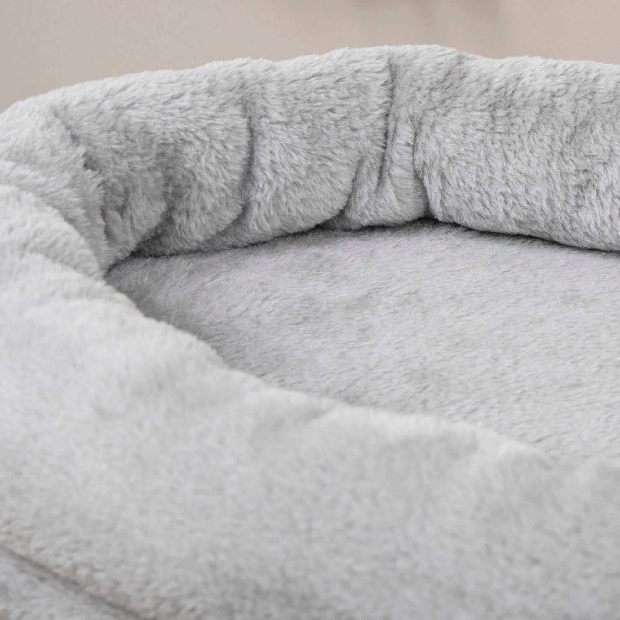 PawHut Cat Tree Cat Tower w/ Ramp, Bed, Cat House, Toy Ball - Light Grey