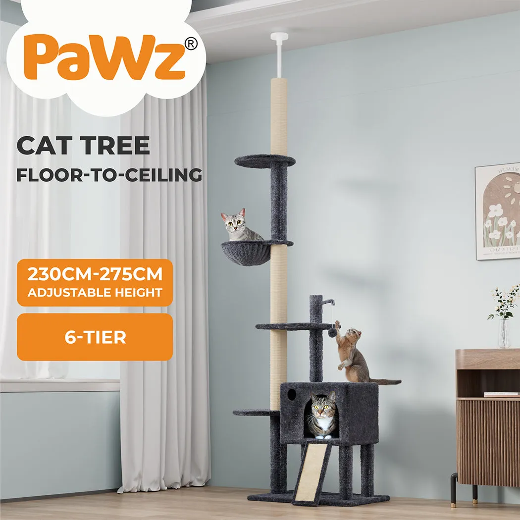 PaWz Floor-to-Ceiling Cat Tree Scratching Condo