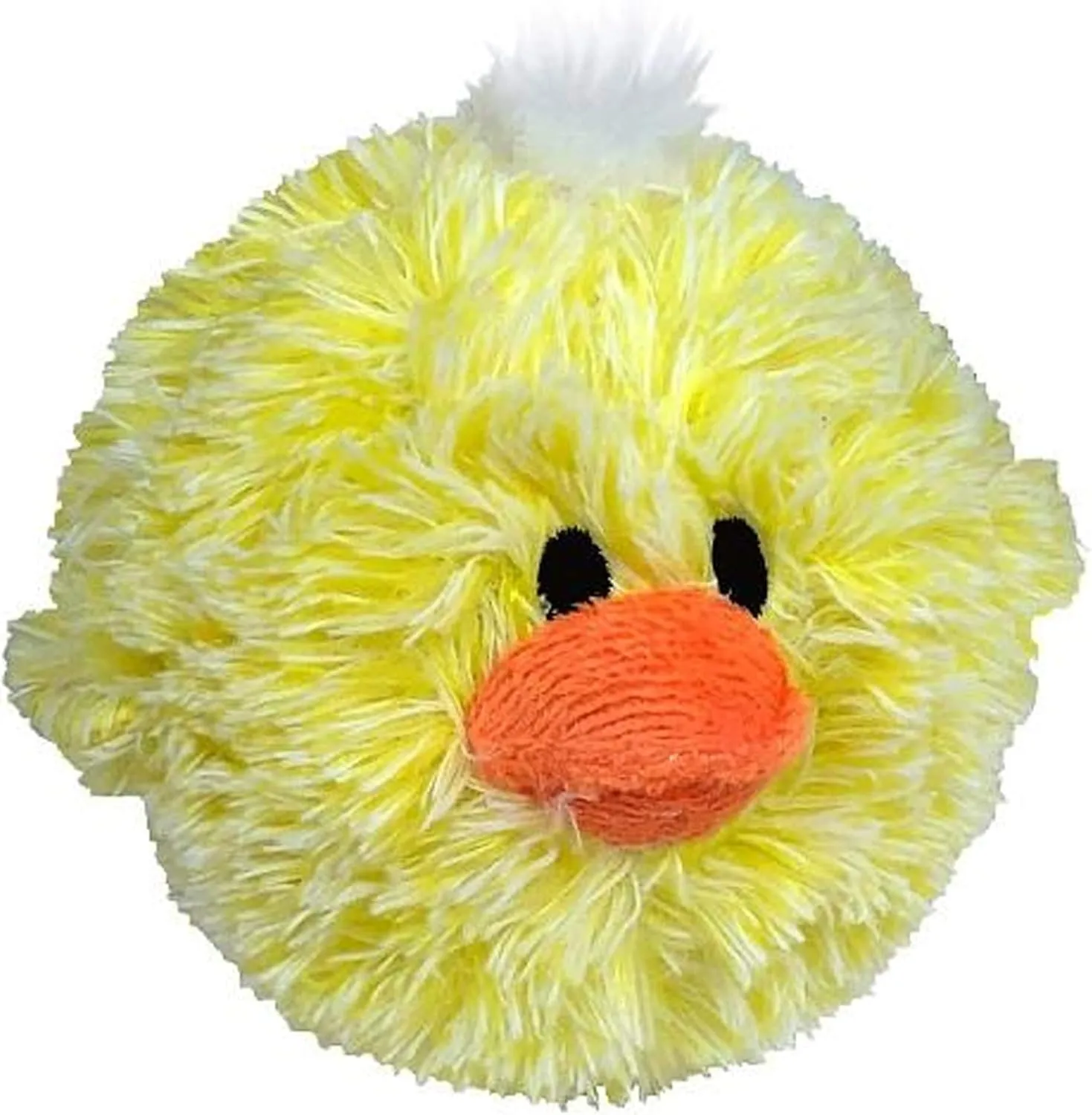 Pet Lou Dog 4 Inch EZ Squeaky Chick, Beige, Small, for All Breed Sizes