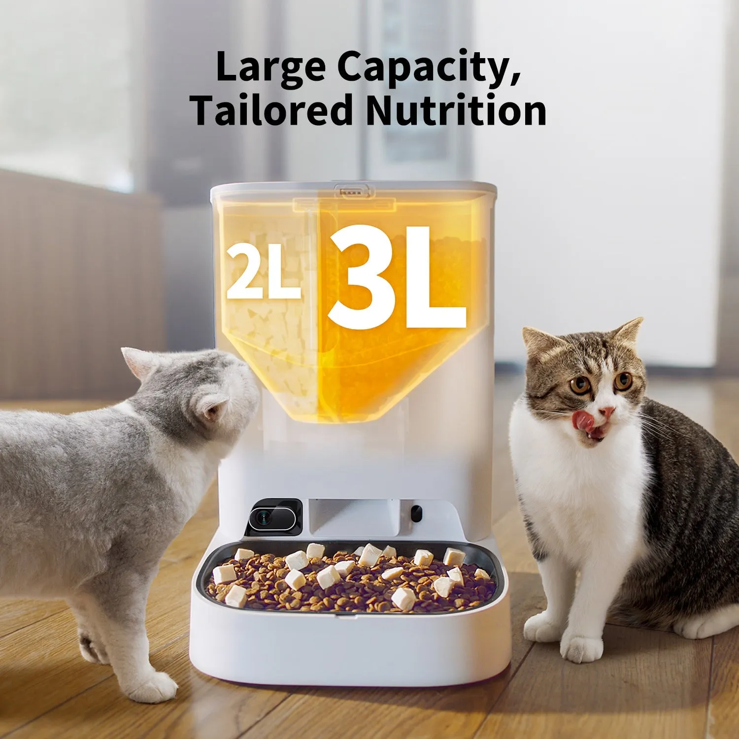 PETKIT Yumshare Dual Hopper Smart Feeder with Built-in Camera