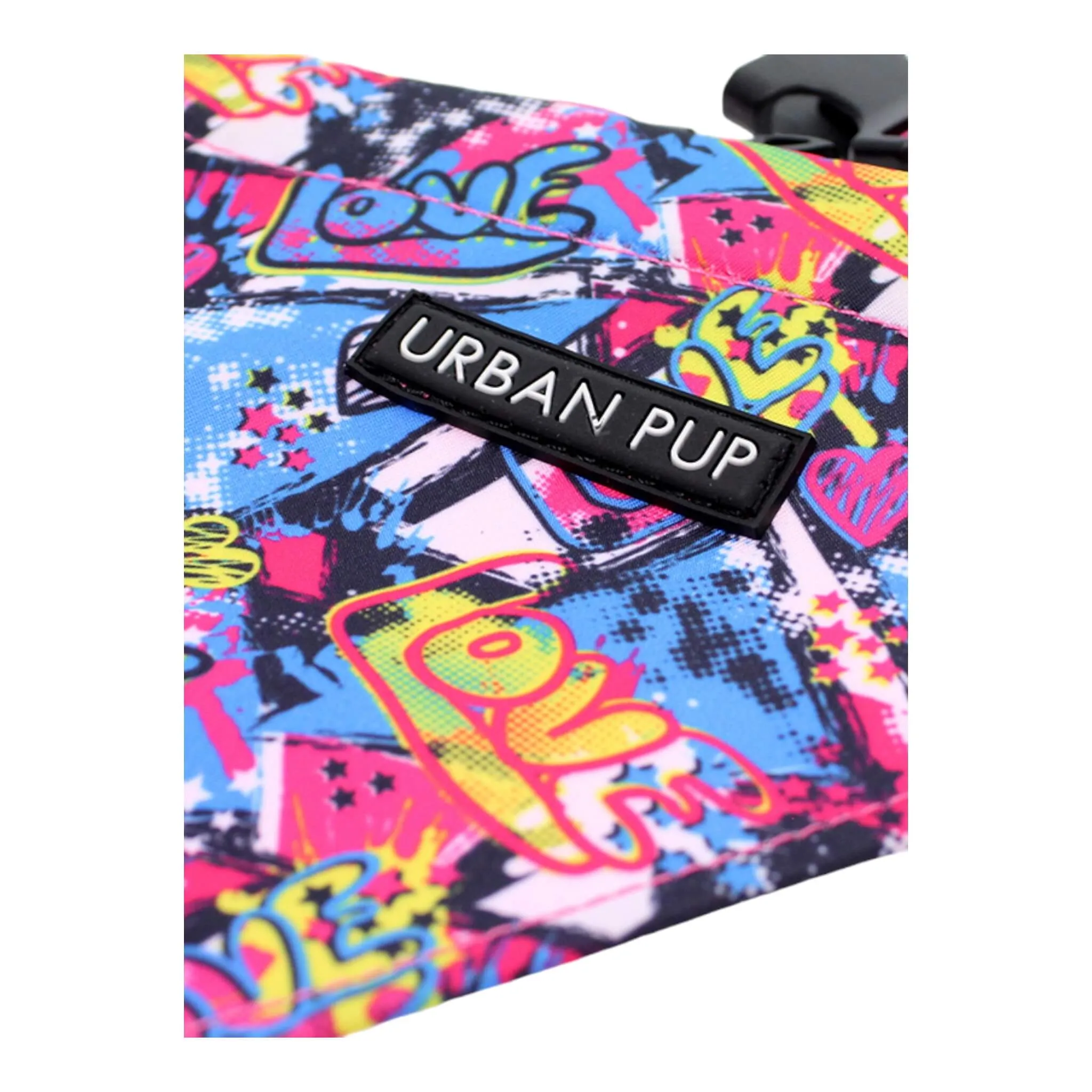 Pink Graffiti Dog Bandana