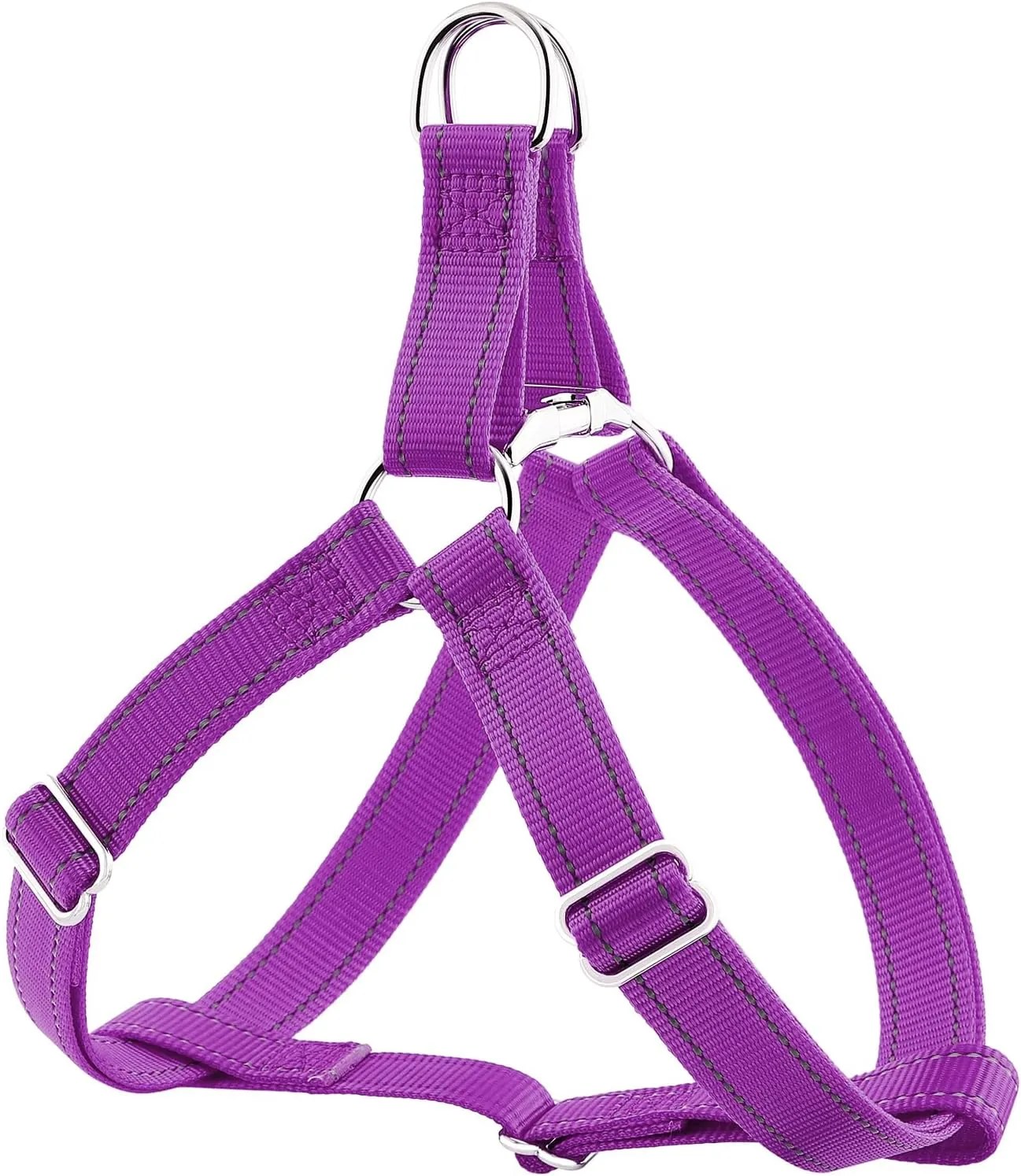 Plutus Pet Step in Dog Harness, Reflective, Adjustable, and Secure with Metal Buckles, Quick Fit Dog Harness for Puppy, Small, Medium and Large Dogs, Purple, XS