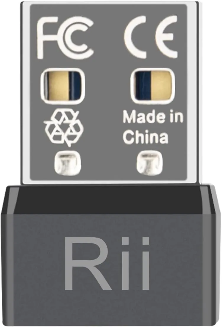 Rii Mouse Jiggler,Undetectable Mouse Mover Jiggler Automatic Mouse Mover Wiggler USB Port for Computer Laptop,Simulate Mouse Movement to Keep Computer Awaking,Plug and Play