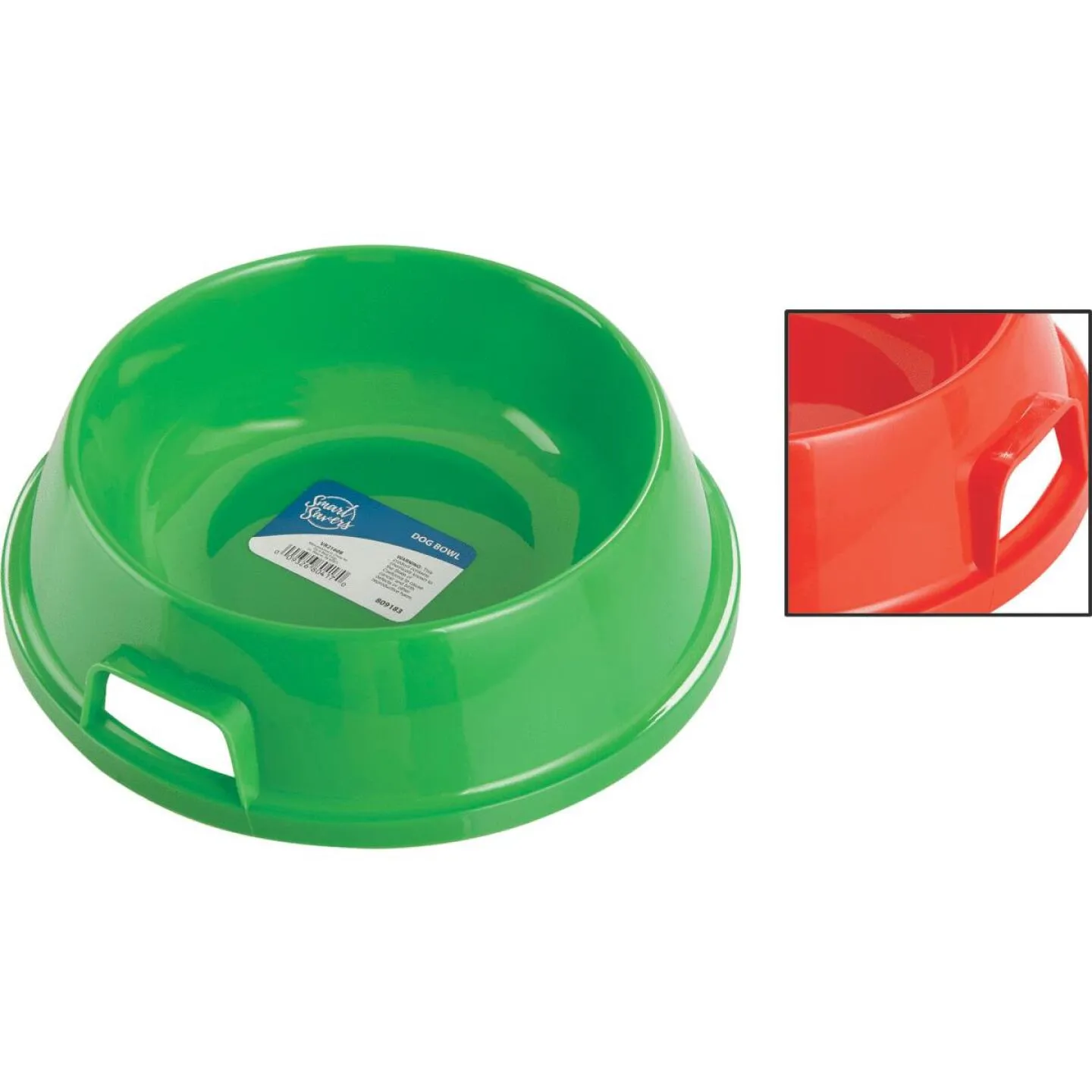 Smart Savers Plastic Circular Pet Food Bowl
