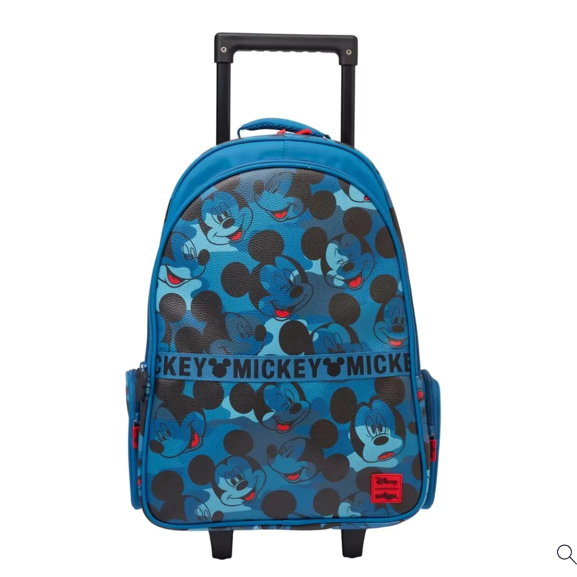 Smiggle Mickey Mouse Trolley Bag With Light Up Wheels - Blue