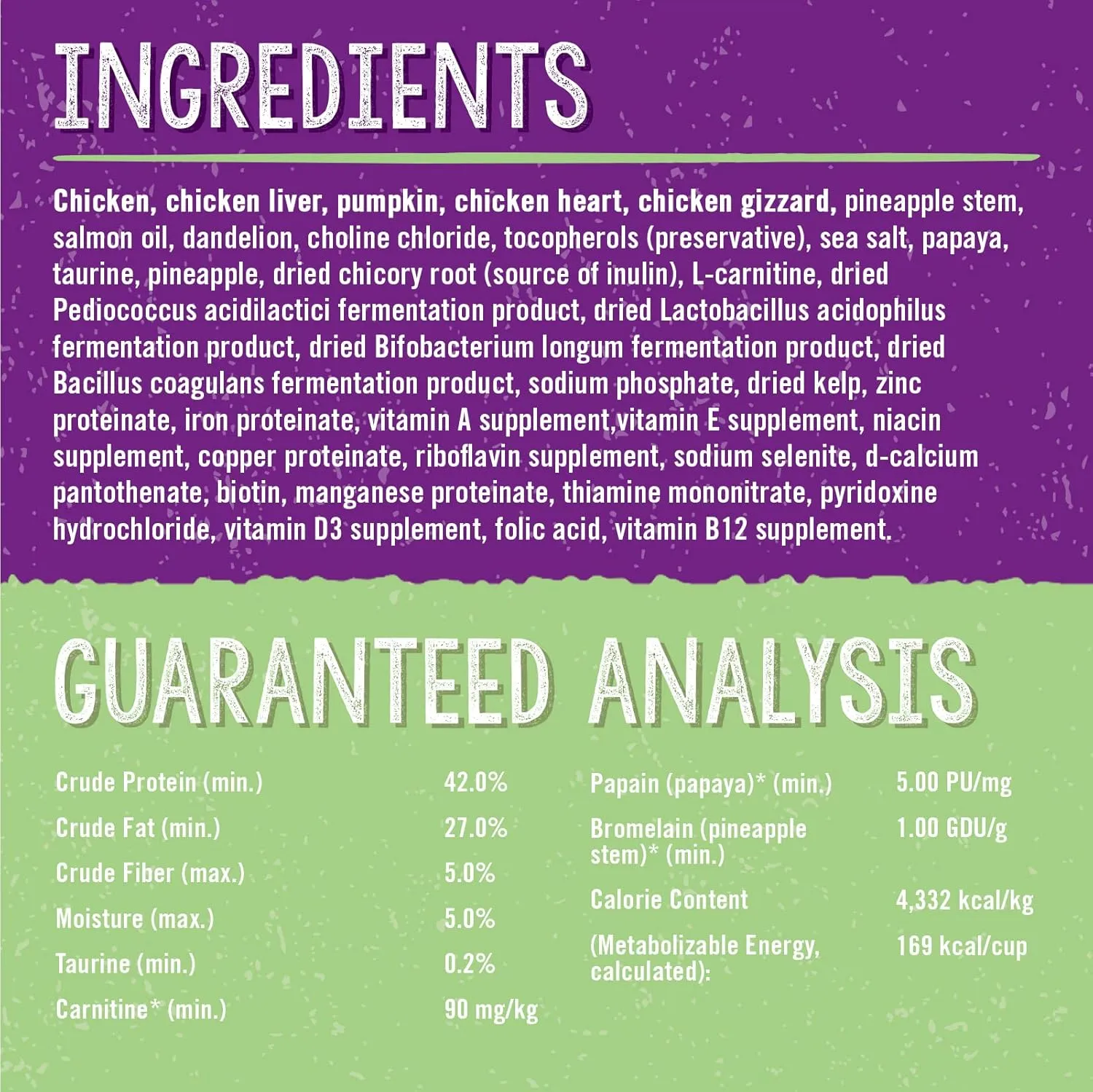 Stella & Chewy's  Stellas Solutions Digestive Boost  Cage-Free Chicken Dinner Mixer  Freeze-Dried Raw, Protein Rich, Grain Free Cat Food  7.5 oz Bag