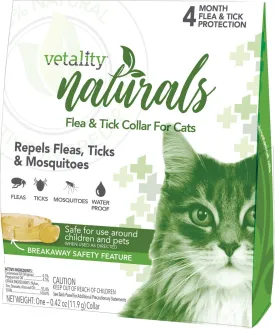 Vetality Naturals Flea & Tick Collar for Cats and Dogs - O/S