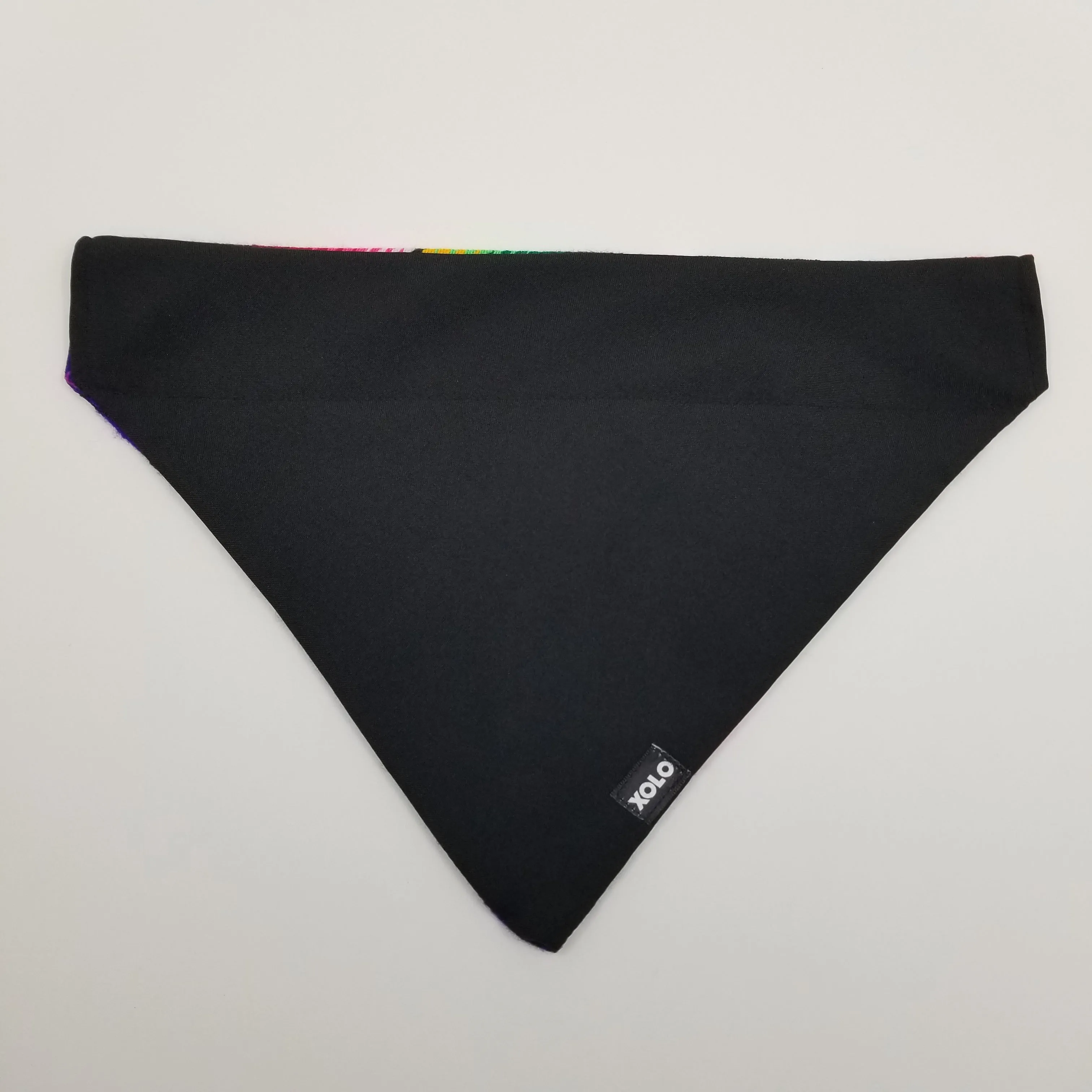 XL BLACK SARAPE DOG BANDANA 277