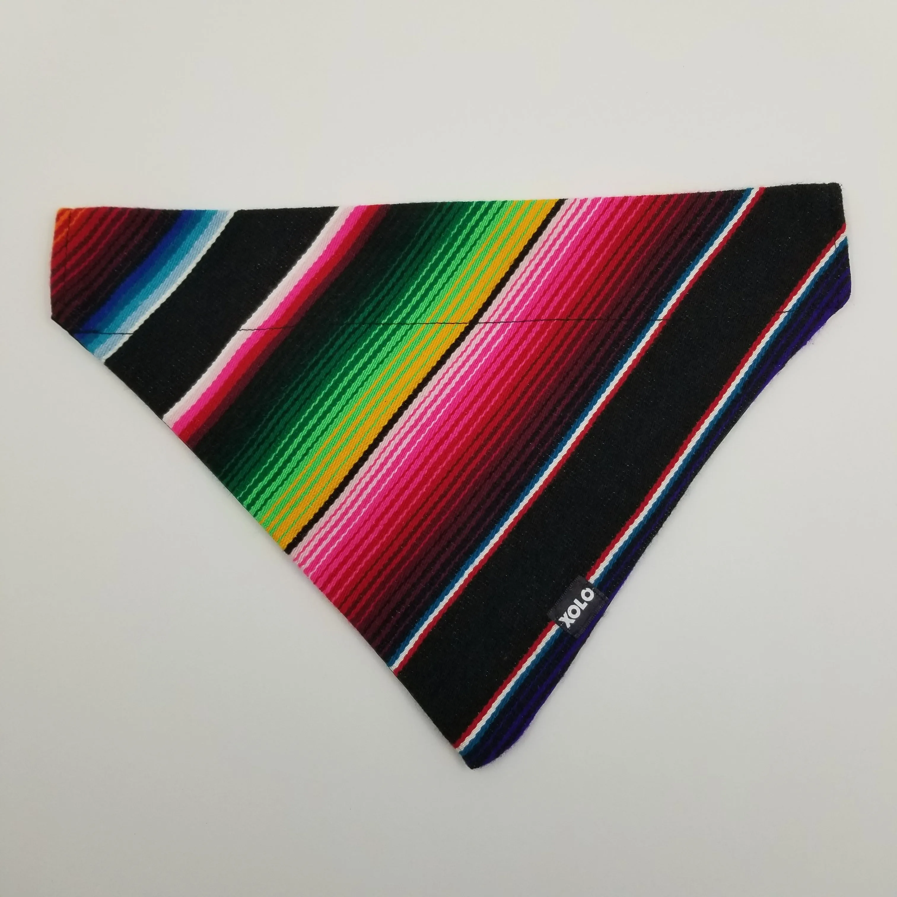 XL BLACK SARAPE DOG BANDANA 277