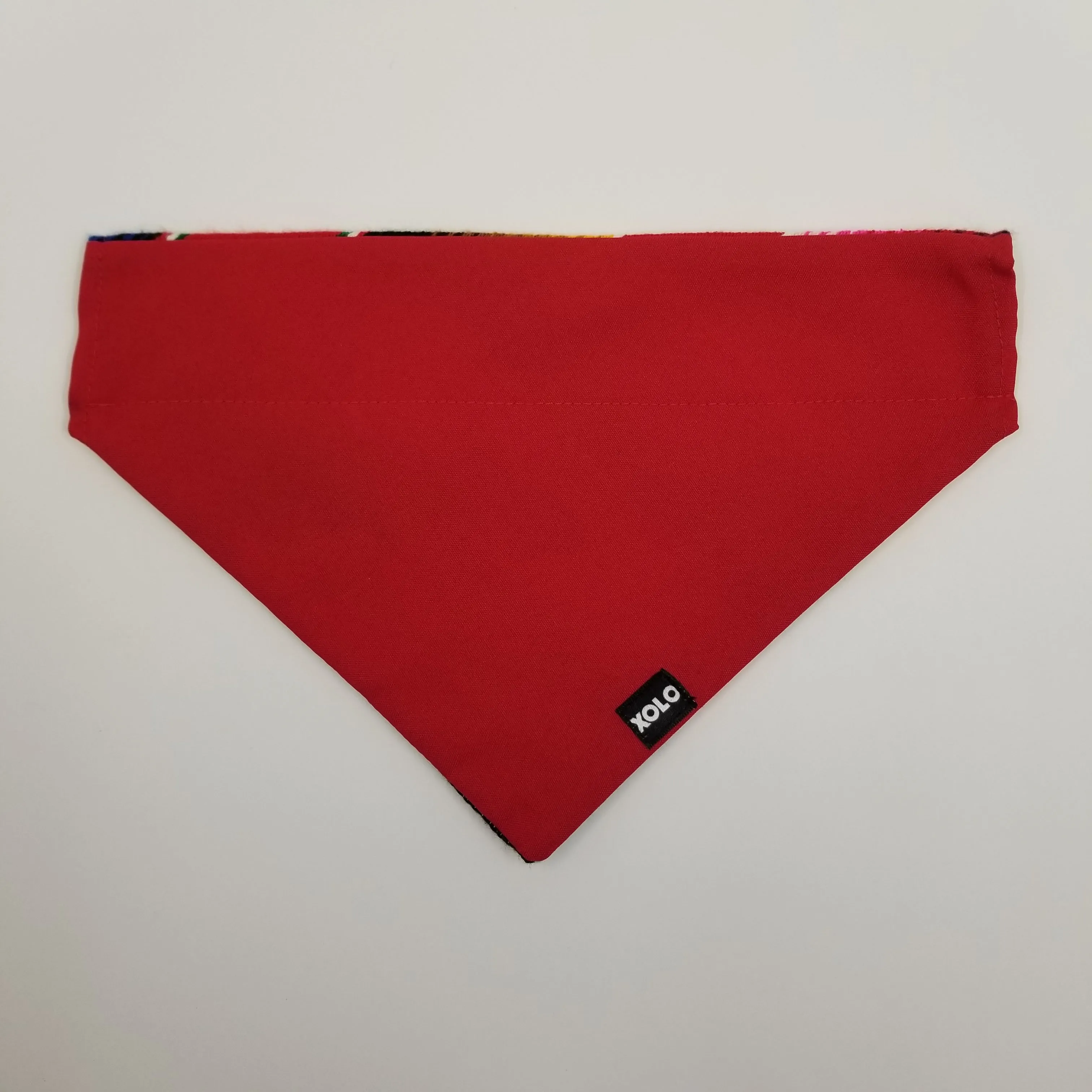 XL RED SARAPE DOG BANDANA 287